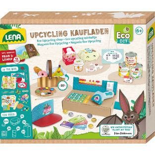 Eco Upcycling Kaufladen, FSC RECYCLED, Faltschachtel