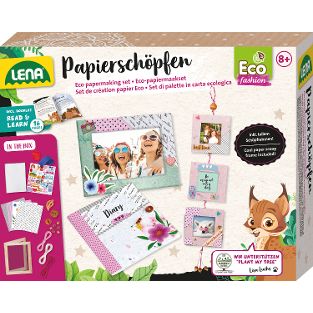 Eco Papierschöpfen, FSC RECYCLED, Faltschachtel