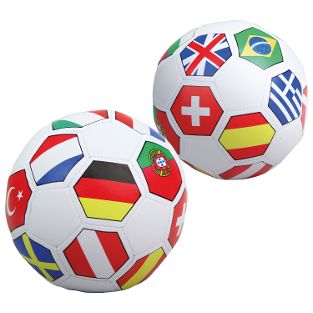 Soft-Fußball Länderflaggen, 10 cm