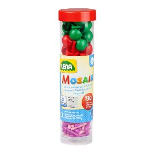 Mosaic pegs opaque mix fun, can
