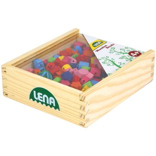 Wooden beads wooden box
